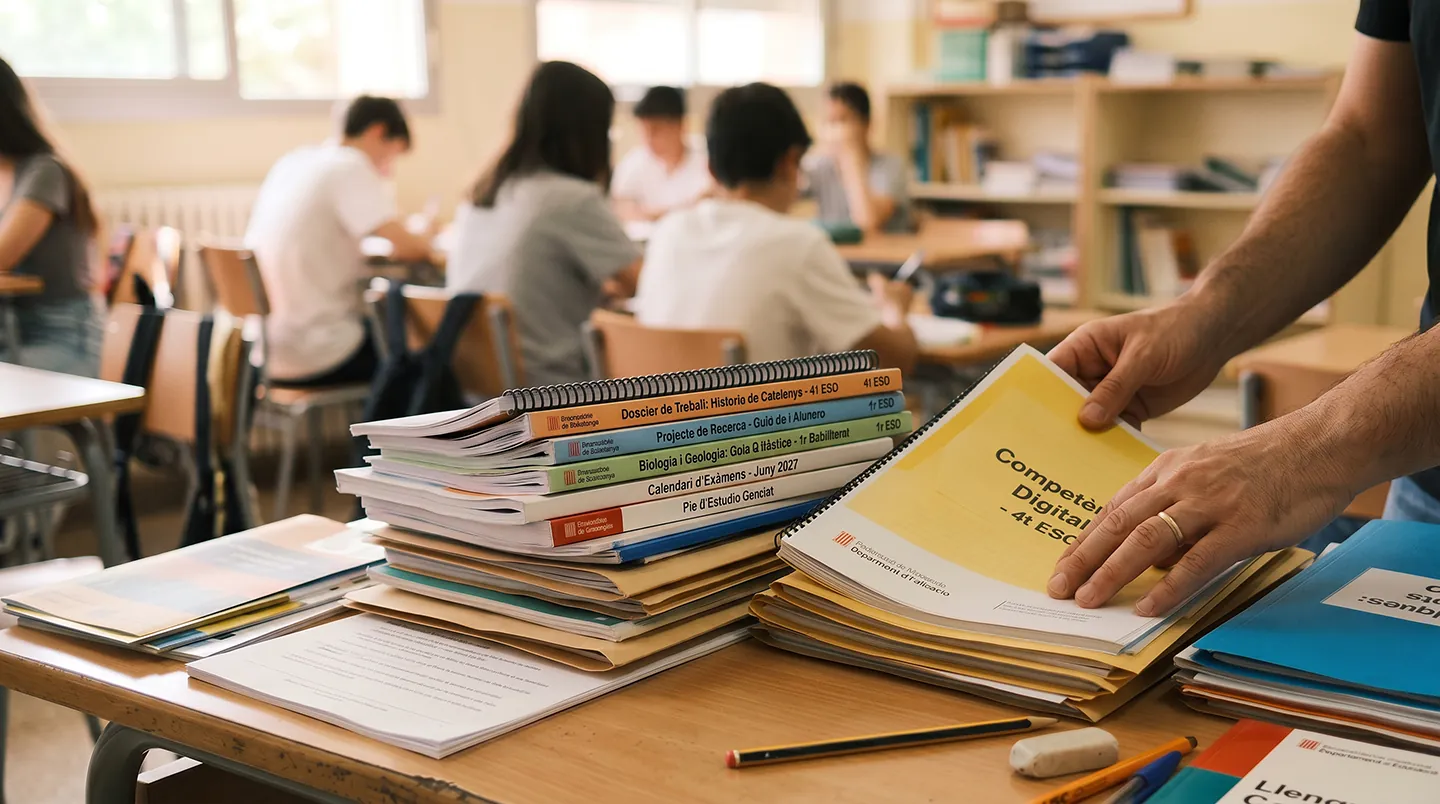 Material didàctic i senyalística preparats per a l’inici de curs